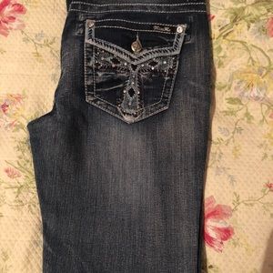 Miss Me boot cut with pocket embellishment (tall)